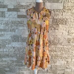 Adrienne Vittadini women's sleeveless tiered dress